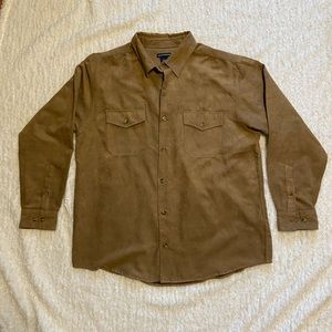 MUST HAVE!! suede oversized shirt